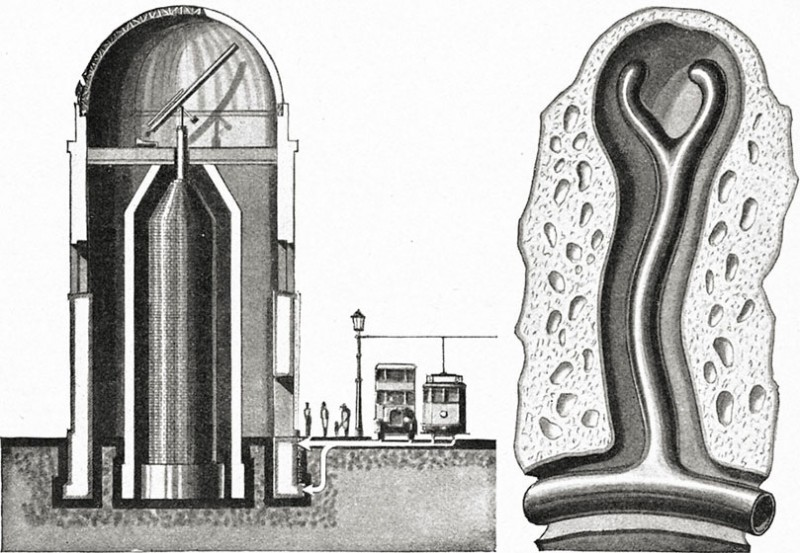 Illustration for article titled Fritz Kahn's Whimsical Infographics Turn People Into Contraptions